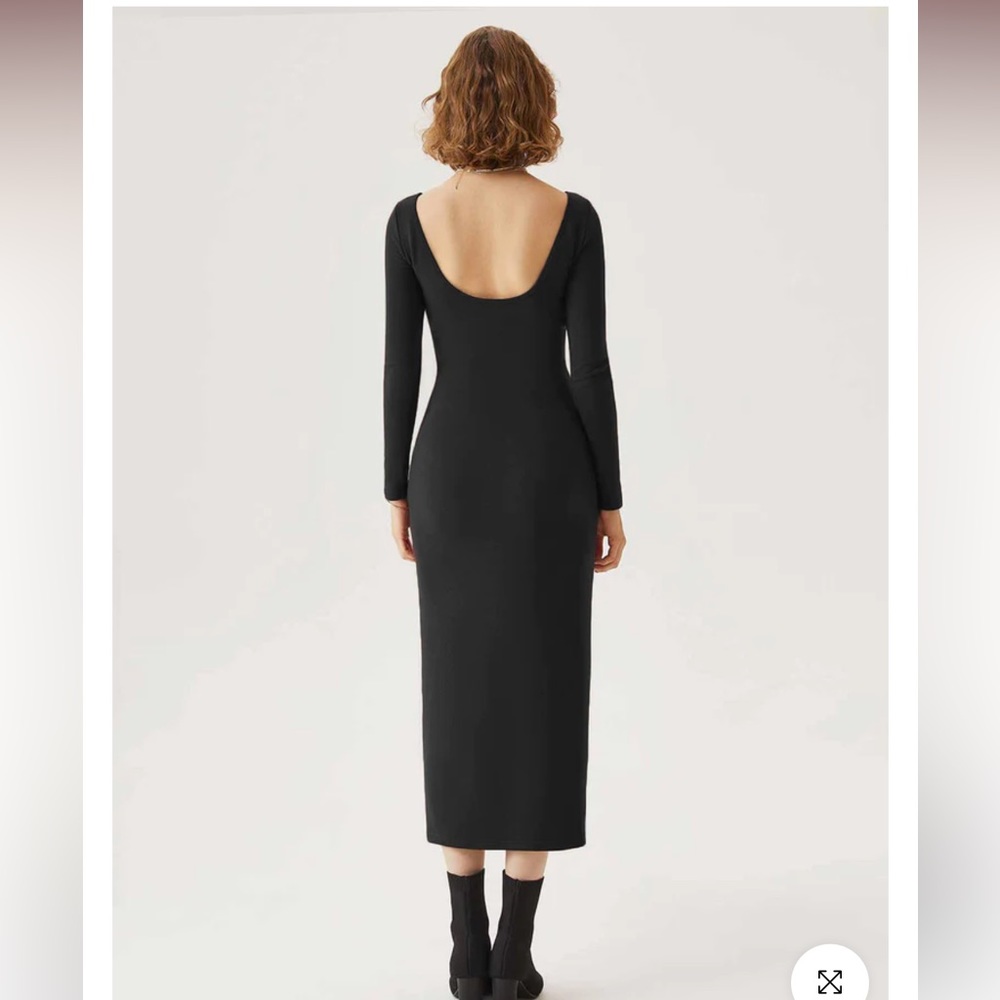 OGL Black Midi Dress